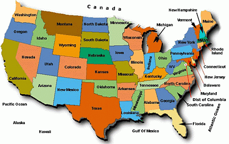 usa map